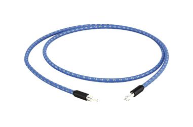 HUBER+SUHNER SF526S/11PC35/11PC35/1000MM RF / Coaxial Cable Assembly 3.5mm Plug to Sucoflex 526S 50 ohm 3.3 ft 1 m Blue