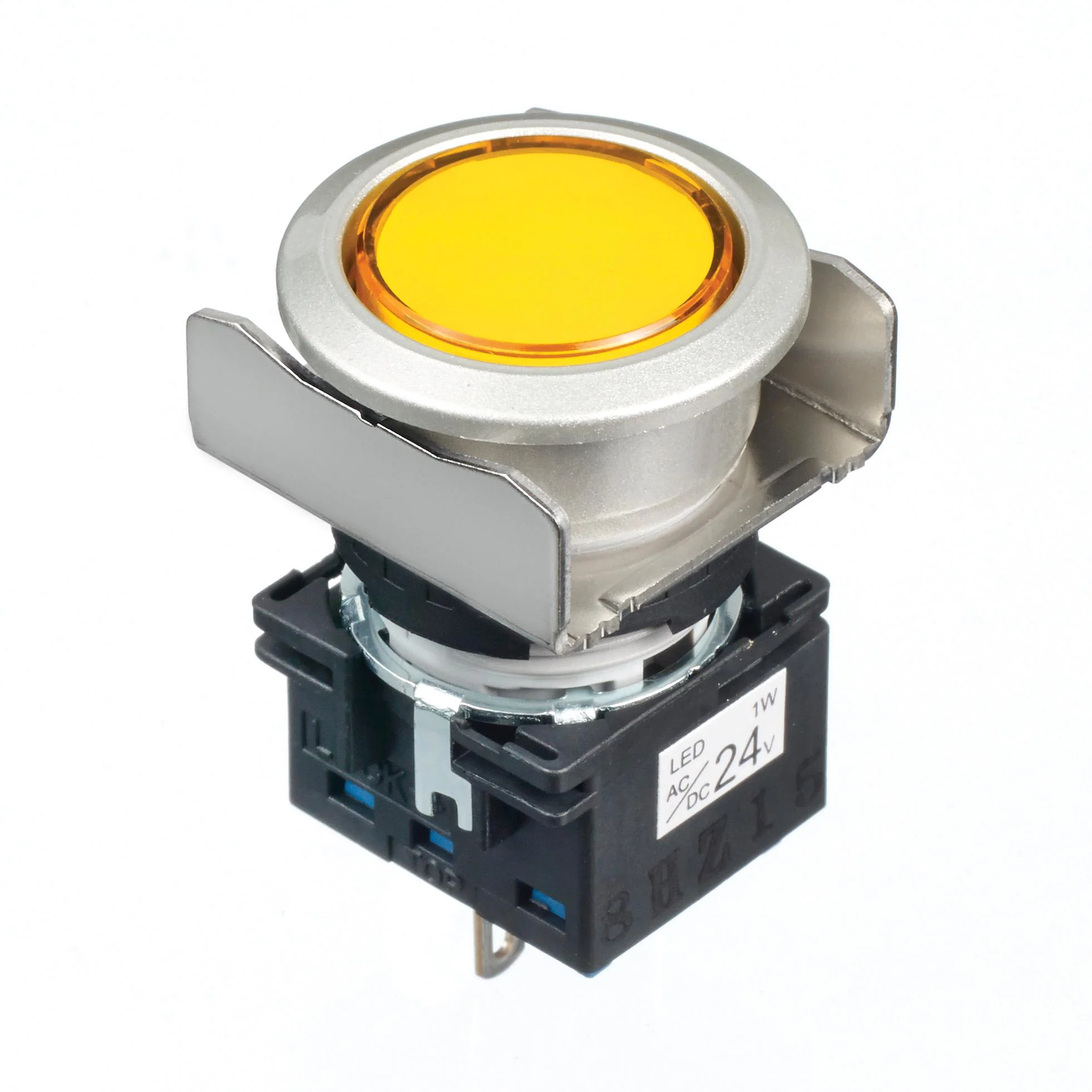 Idec LB6MP-1T04Y LED Panel Mount Indicator Yellow 24 V 18.2 mm IP65