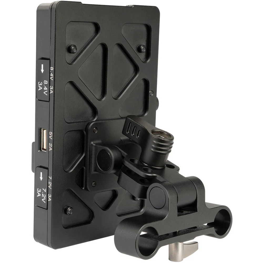 ikan Stratus V-Mount Battery Plate With 15mm Rod Mount For Black Magic Pocket Cinema Camera - Image 5