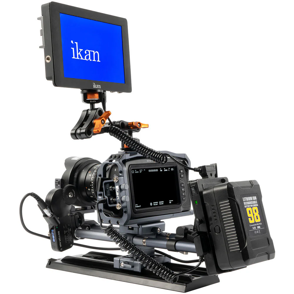 ikan Stratus V-Mount Battery Plate With 15mm Rod Mount For Black Magic Pocket Cinema Camera - Image 8