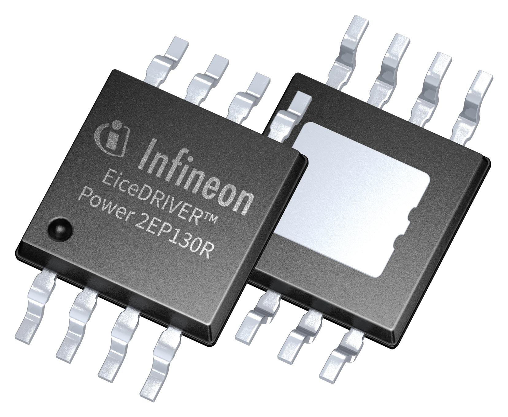 INFINEON 2EP130RXTMA1 Gate Driver, EiceDRIVER, 2 Channels, Isolated, Full Bridge, GaN HEMT, IGBT, SiC MOSFET, 8 Pins 2EP130R, SP005435076