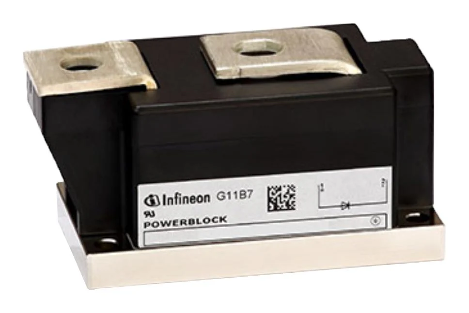 INFINEON DZ600N12KHPSA1 Diode Module, 1.2 kV, 735 A, 1.4 V, Single, Module, 2 Pins DZ600N12K, SP000102062