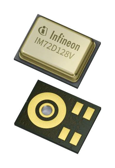 INFINEON IM72D128VV01XTMA1 Audio Control, MEMS Microphone, 1.62V to 3.6V, VUI, LLGA, 5 Pins, -40 °C - Image 2