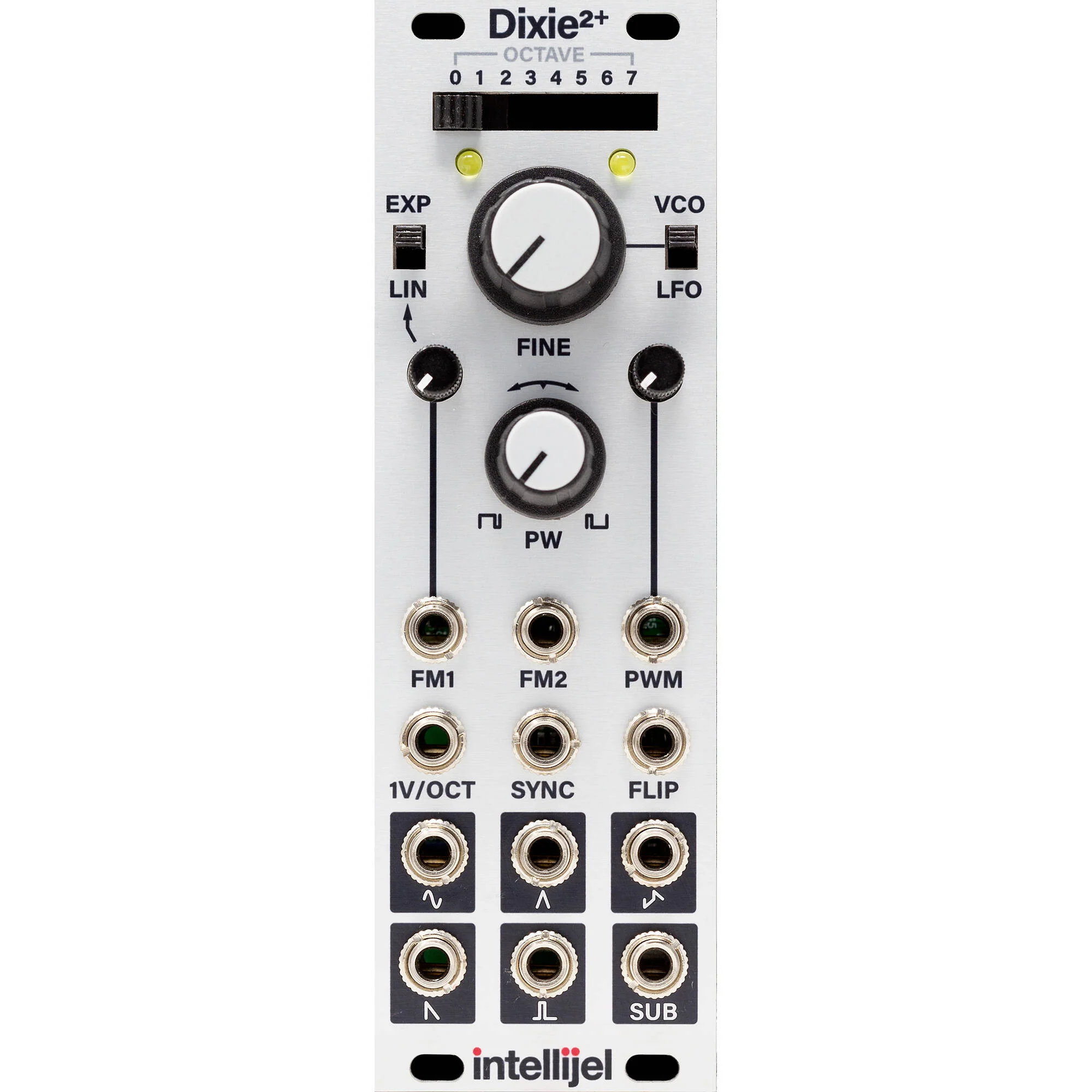 intellijel Dixie2+ Full-Featured Triangle Core VCO/LFO Eurorack Module (8 HP)