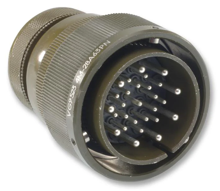 ITT Cannon CA3106E16-10PBF80F42 CA3106E16-10PBF80F42 Circular Connector CA-B Straight Plug 3 Contacts Crimp Pin Reverse Bayonet 16-10
