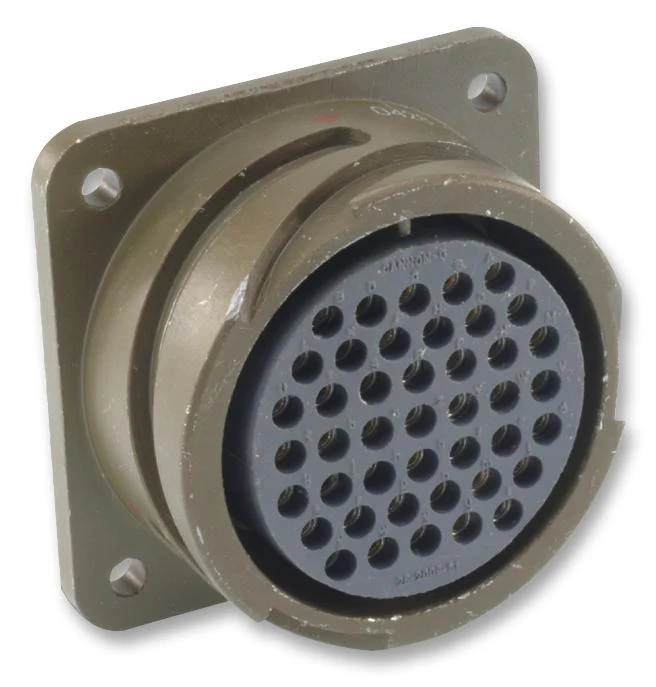 ITT Cannon CA3108F14SA7S CA3108F14SA7S Circular Connector CA Right Angle Plug 7 Contacts Solder Socket Threaded 14SA-7