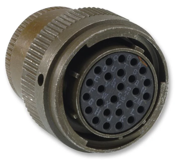 ITT CANNON KPSE06A14-19S Circular Connector, KPS Series, MIL-DTL-26482 Series I, Straight Plug, 19 Contacts, Crimp Socket