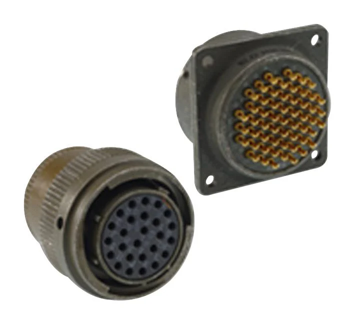 ITT CANNON KPT01F10-6P Circular Connector, KPT Series, MIL-DTL-26482 Series I, Cable Mount Receptacle, 6 Contacts