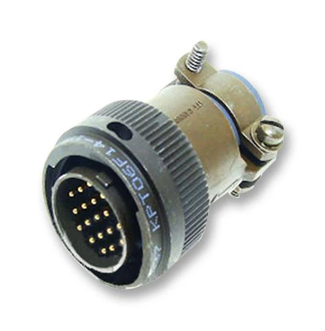 ITT CANNON KPT06F14-19PY Circular Connector, KPT Series, MIL-DTL-26482 Series I, Straight Plug, 19 Contacts, Solder Pin
