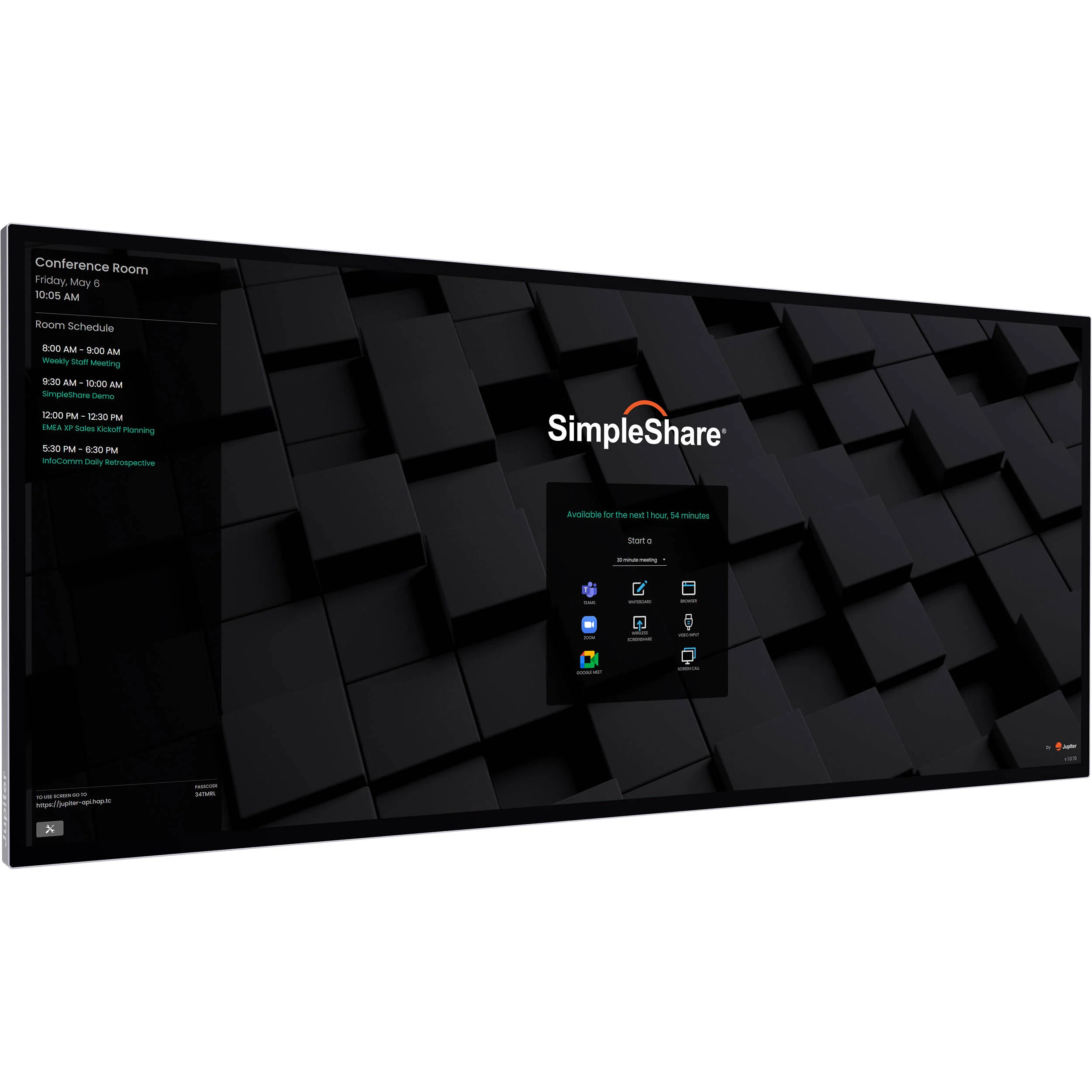 Jupiter Systems Pana 81 21:9 Ultra-Wide 81" 5K Commercial Touchscreen LCD Display