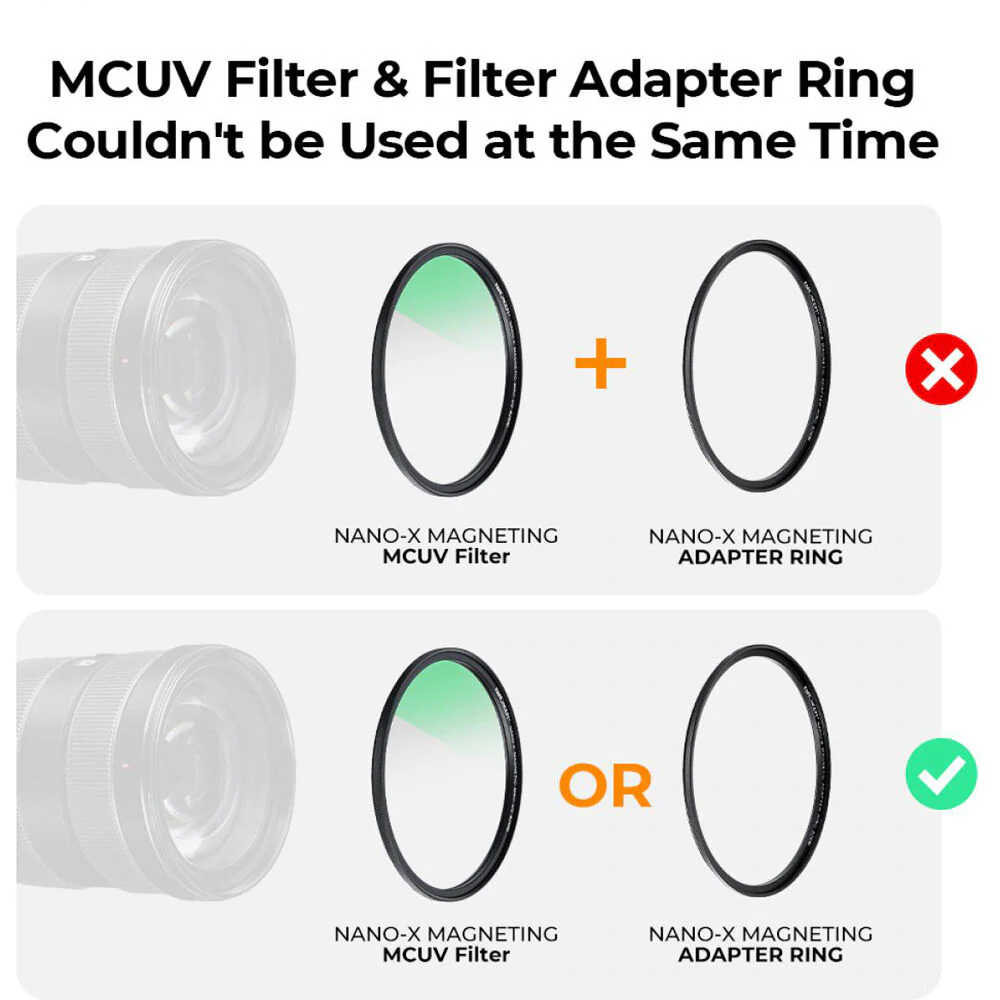 K&F Concept Nano-X Series Magnetic 3-Filter Kit (72mm) - Image 4