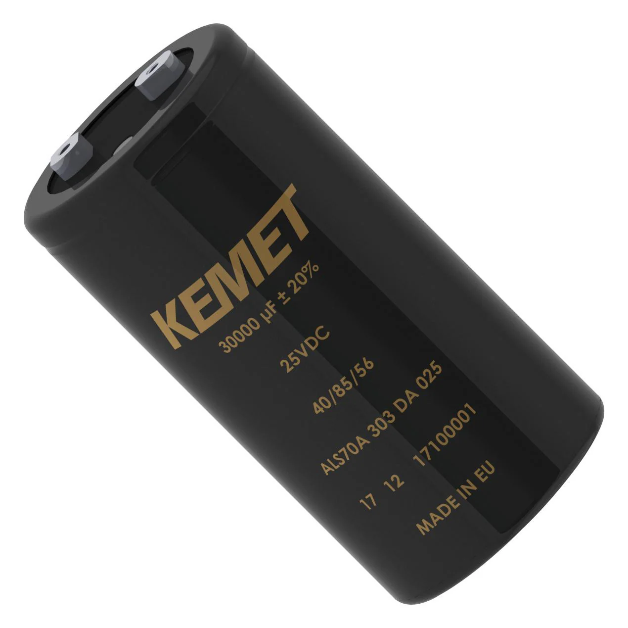 KEMET ALS70A333KE063 Electrolytic Capacitor, 33000 µF, 63 V, ALS70 Series, ± 20%, Screw, 51 mm