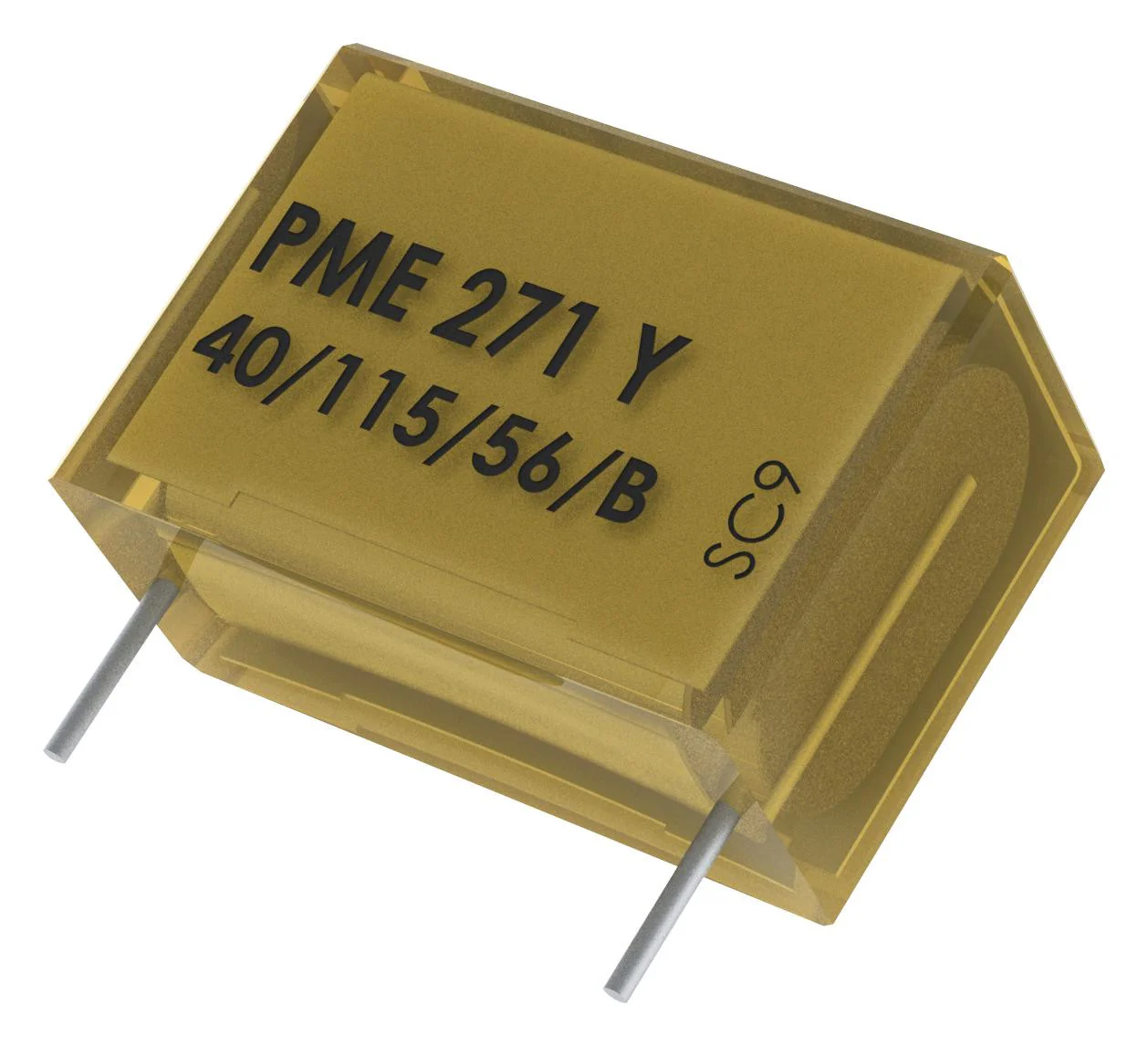 KEMET PME271YE6100MR30 Film Capacitor, 0.1 µF, Y2, 300 V, Paper (MP), ± 20%
