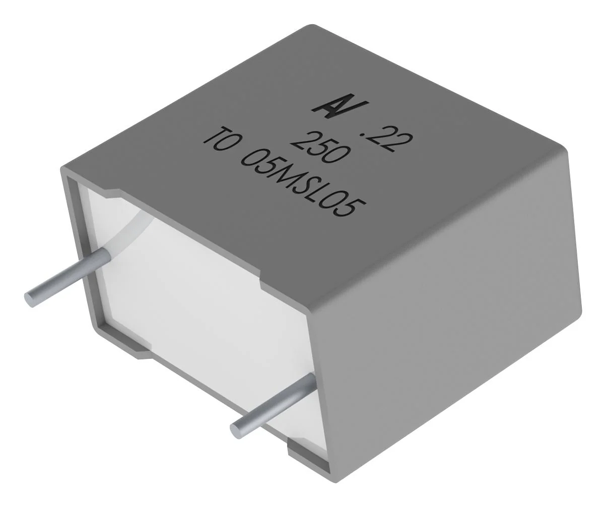 Kemet R60DN44705030J R60DN44705030J General Purpose Film Capacitor Metallized PET Stacked Radial Box - 2 Pin 4.7 µF ± 5% 40 V
