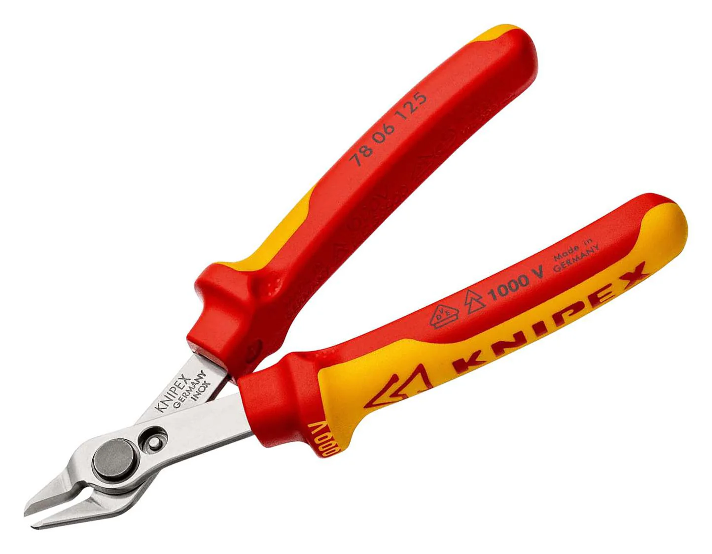 Knipex 78 06 125 Cutter Electronic mm Shear 9 54 ° - Image 2
