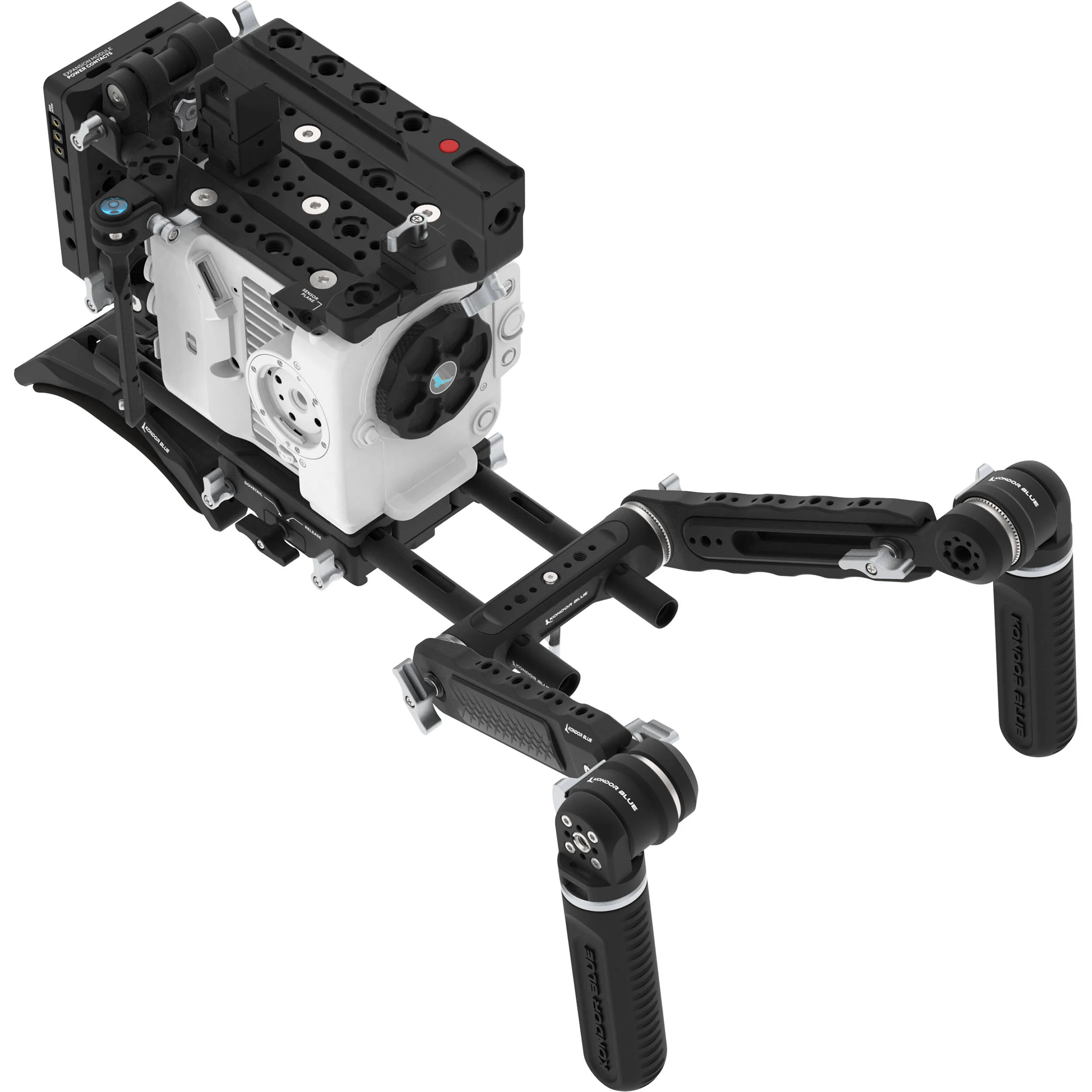 Kondor Blue Ultimate Rig MKII for Sony FX6 (Raven Black, V-Mount)