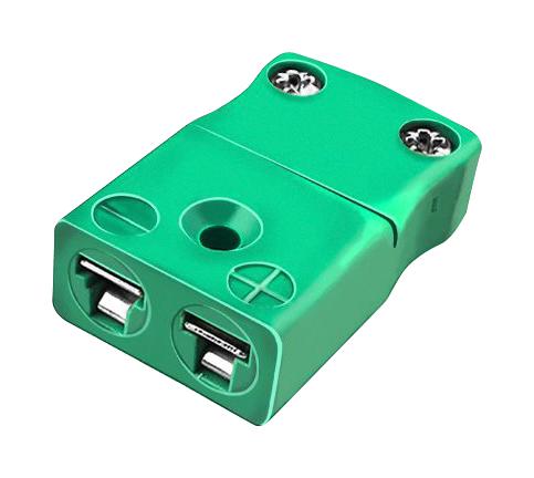LABFACILITY IM-K-LCF (PACK OF 10) Thermocouple Connector, Socket, Miniature, K, Green, IEC, Pack of 10 XF-2870-FAR