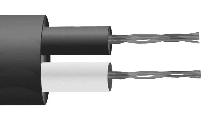 Labfacility WT-305-D-100M Thermocouple Cable Type T IEC PFA Flat Pair 7/0.2 mm 100 m