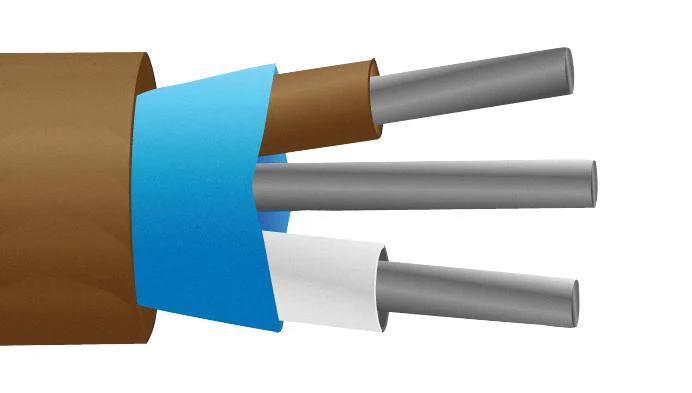 Labfacility XF-1282-FAR Thermocouple Extension Cable PVC Insulated Screened Type TX 7/0.2 mm Brown 25 m