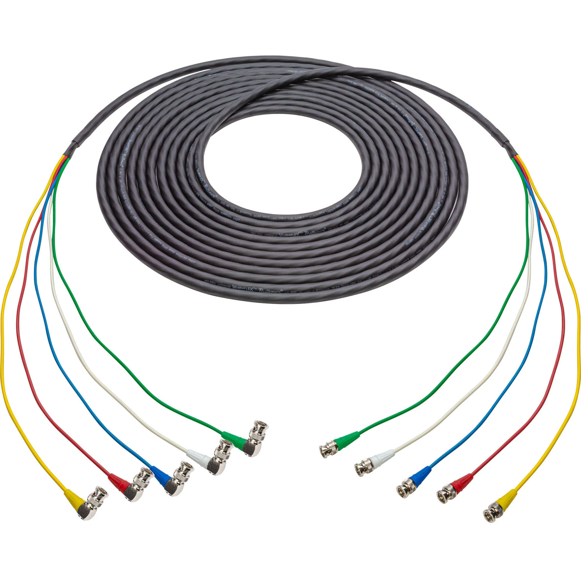 Laird Digital Cinema 4855R 12G-SDI/4K UHD BNC Snake Cable (10')