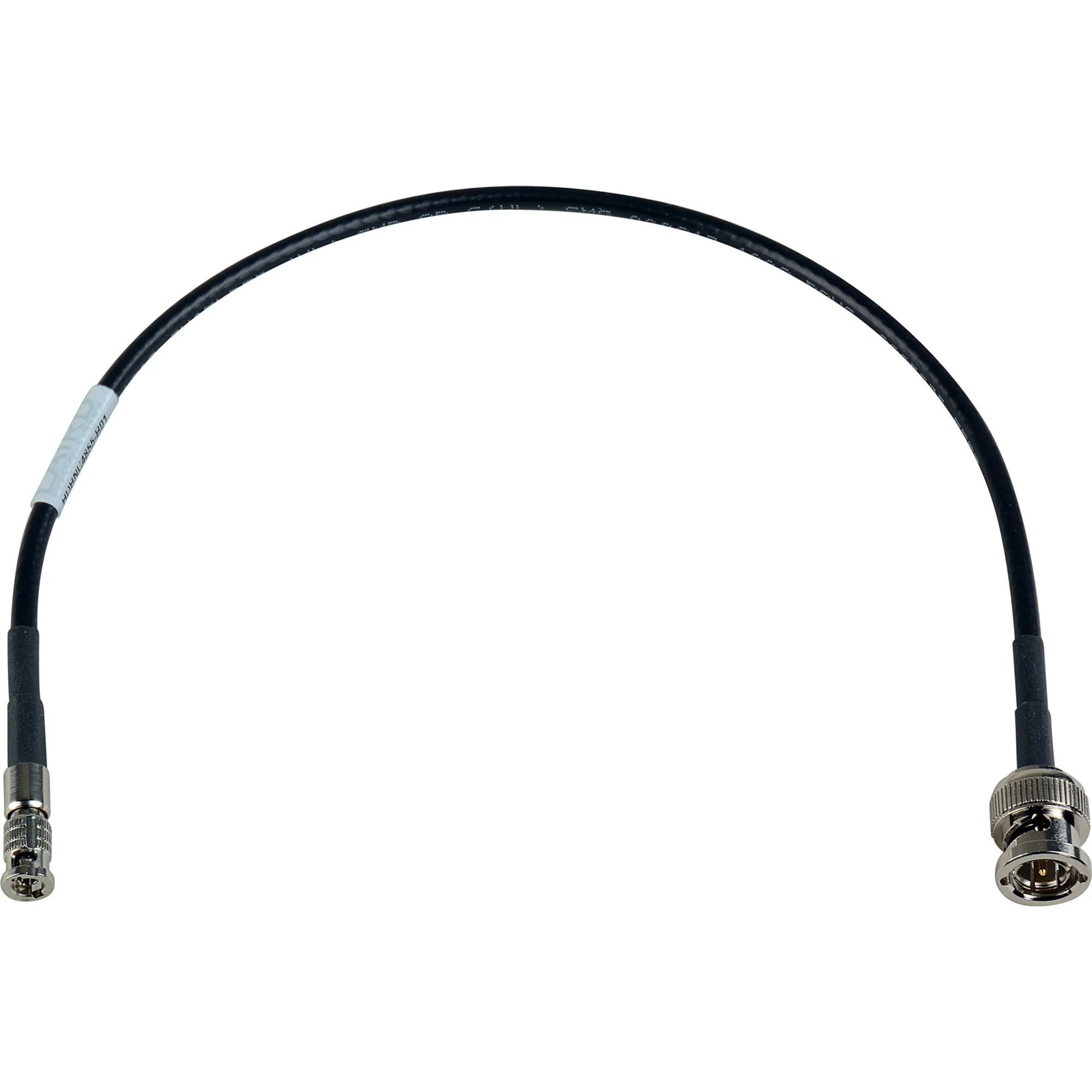 Laird Digital Cinema 4855R High-Density HD-BNC Male to Standard BNC Male 12G HD-SDI Cable (3')