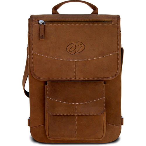 MacCase Premium Leather Flight Jacket with Backpack Straps for MacBook Pro 15" (Vintage)