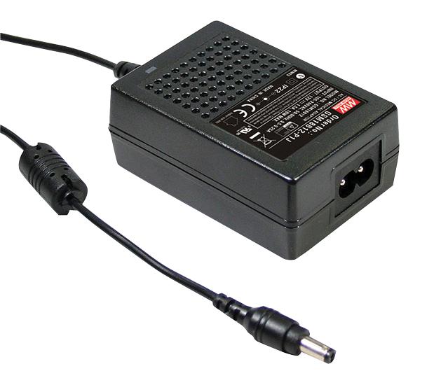 Mean Well GSM18B12-P1J AC/DC Power Supply Medical 1 Output 18 W 12 V 1.5 A