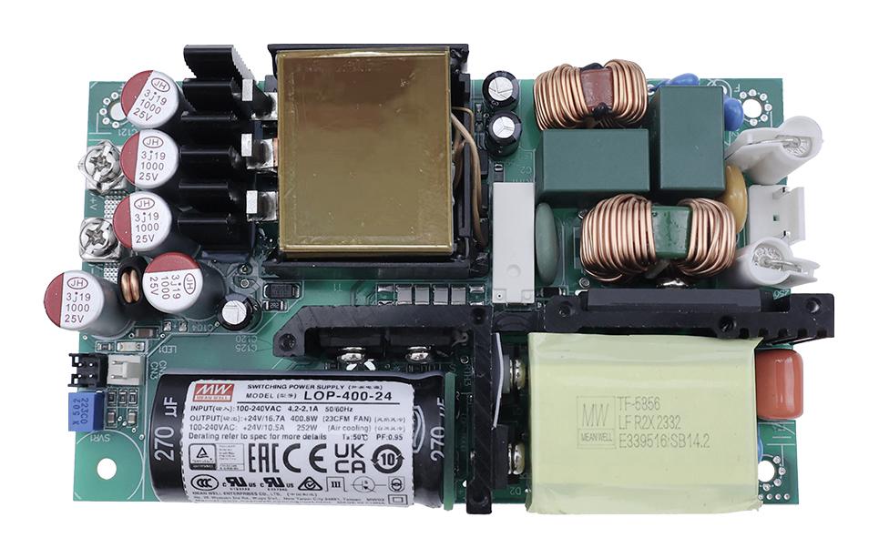 MEAN WELL LOP-400-36 AC/DC Open Frame Power Supply (PSU), ITE, Industrial, Household, Medical, 1 Output, 255.6 W - Image 3