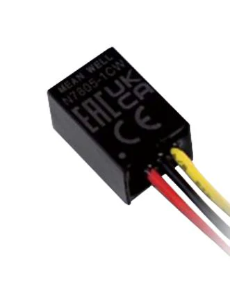 MEAN WELL N7812-1CW DC/DC Converter, ±12V Config O/P, 1 Output, 12 W, 12 V, 1 A, N78
