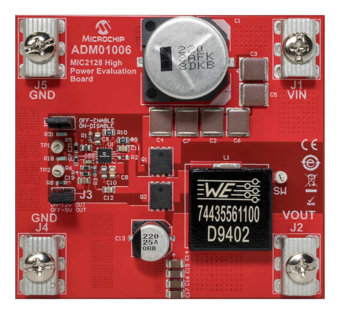 Microchip ADM01006 Eval Board Synchronous Buck Controller
