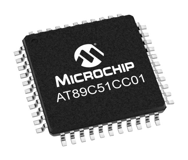MICROCHIP AT89C51CC01UAT-RLTUM 8 Bit MCU, 8051 Family AT89C51 Series Microcontrollers, 8051, 40 MHz, 32 KB, 44 Pins, VQFP