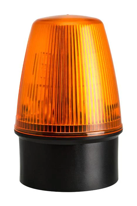 Moflash Signalling LED100-05-01 LED100-05-01 Beacon Continuous/Flashing Amber 280 VAC IP65 72 mm x 107 LED100 Economy Series New