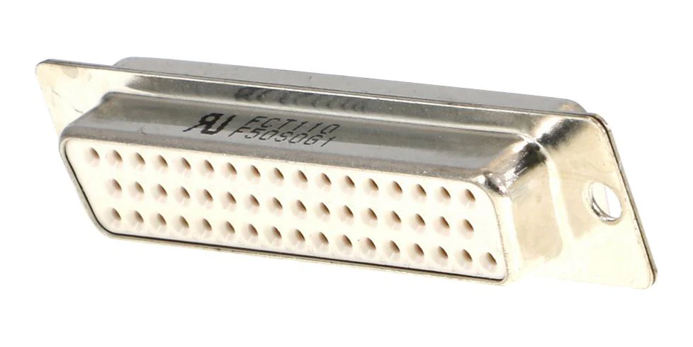 MOLEX 173109-0073 D Sub Connector, Standard, Receptacle, 173109 Series, 50 Contacts, DD, Solder Cup