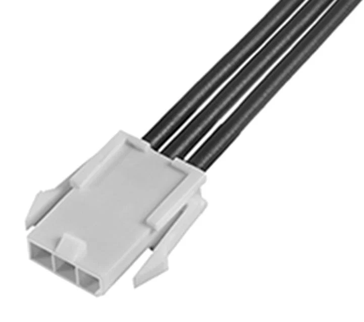 Molex 215321-1032 Cable Assembly Mini-Fit Jr. Receptacle to Free End 3 Ways 4.2 mm 1 Row 300 11.8 "