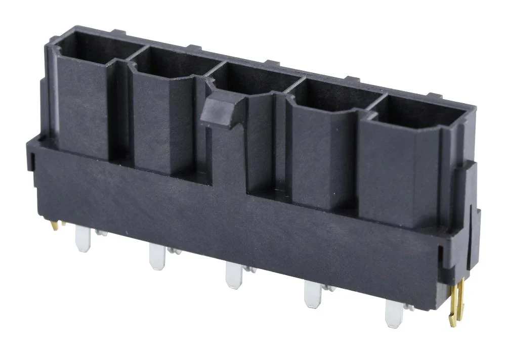 MOLEX 42819-5223 Pin Header, Power, Wire-to-Board, 10 mm, 1 Rows, 5 Contacts, Through Hole Straight