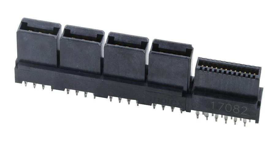 MOLEX 46114-6160 Rectangular Power Connector, 6P+16S, 22 Contacts, LPH 46114 Series, PCB Mount, Press Fit