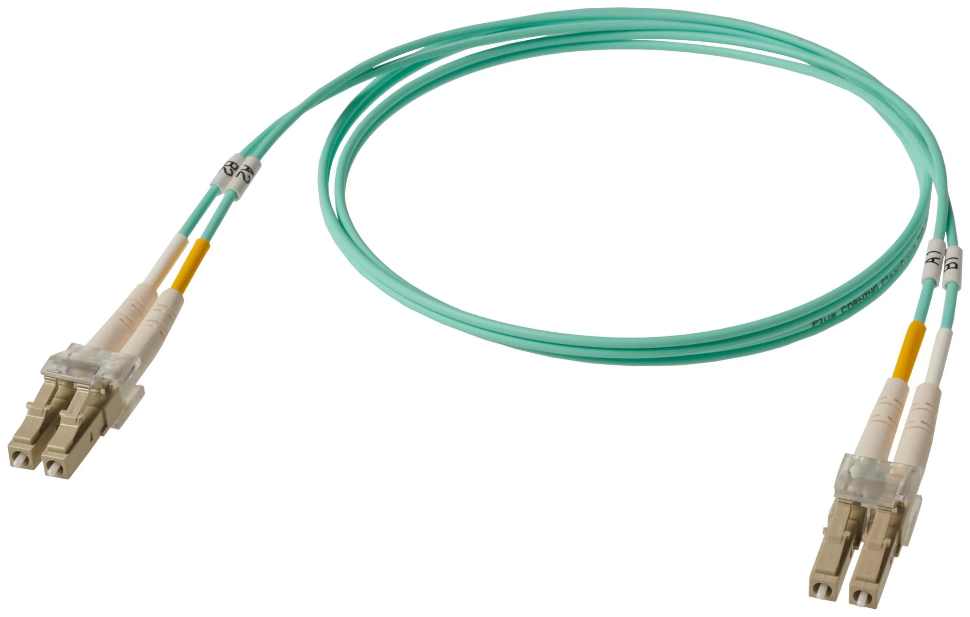 Molex 885373501 Fibre Optic Cable Multimode 2 Fibres 50µm / 125µm LC Duplex to 1 m