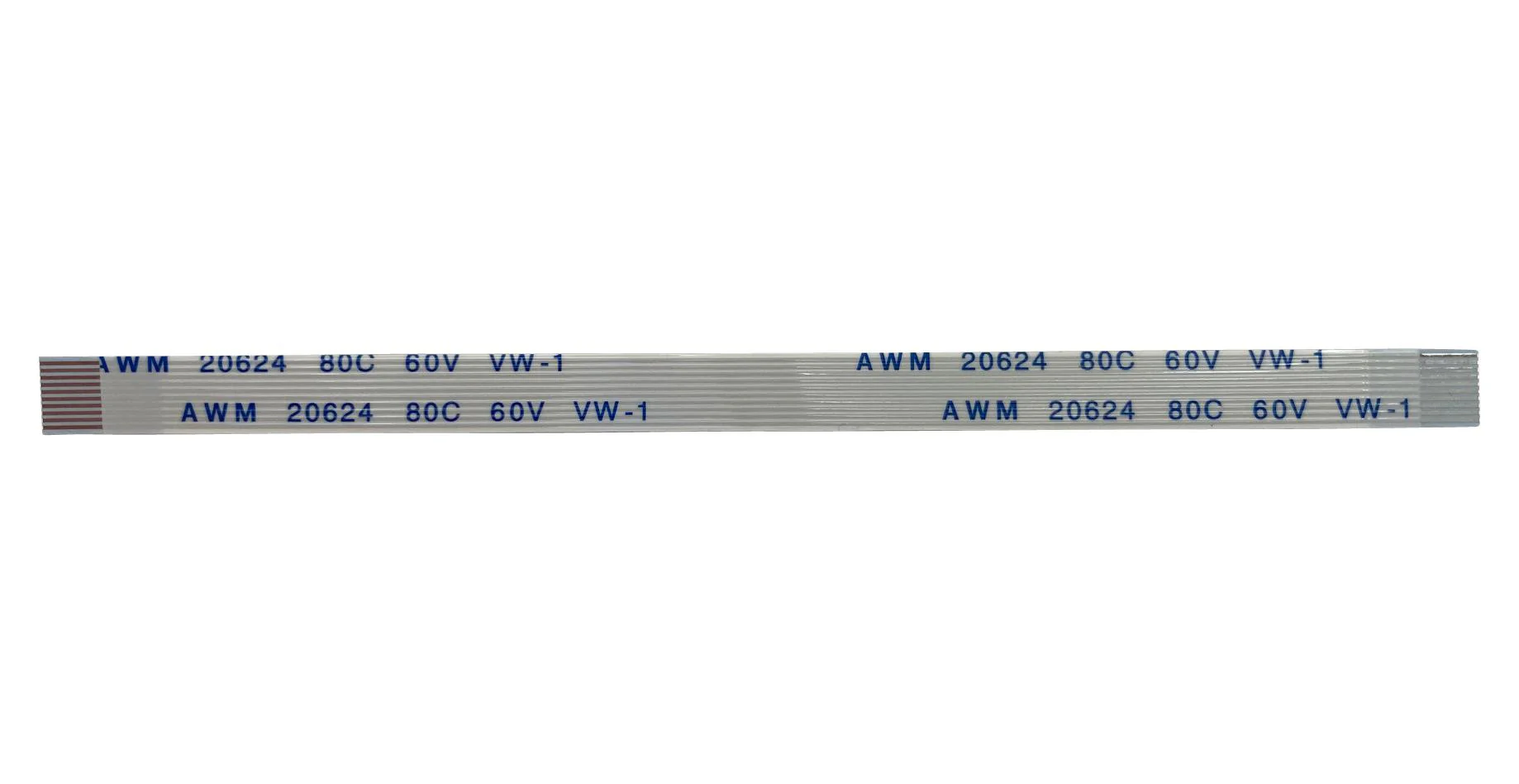 Multicomp PRO MP-FFCA05061522A MP-FFCA05061522A FFC / FPC Cable 6 Core 0.5 mm Same Sided Contacts " 152 White - Image 2