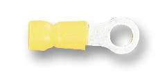 MULTICOMP RVE5-6 Ring Tongue Terminal, M6, 1/4", RVE Series, 10 AWG, 5.5 mm², Vinyl