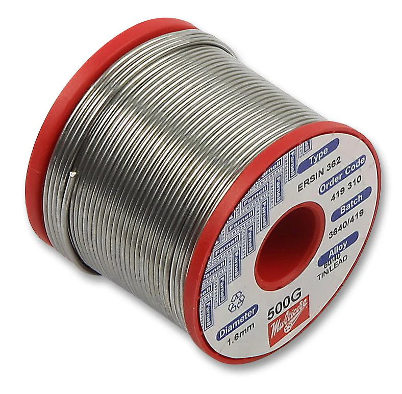 MULTICORE / LOCTITE D620 500G REEL Solder Wire, 60/40, 0.91mm Diameter, 180°C, 500g