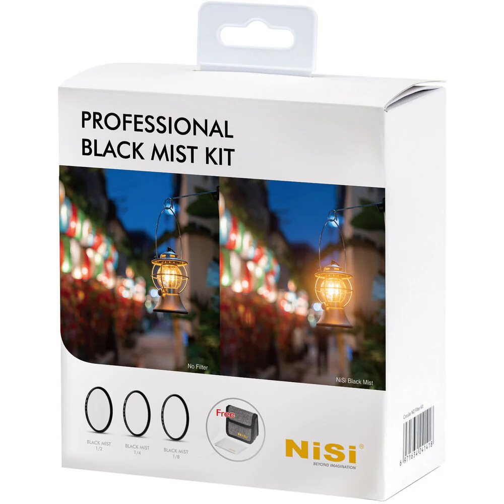 NiSi Professional Black Mist 1/2, 1/4, and 1/8 Filter Kit (43mm)