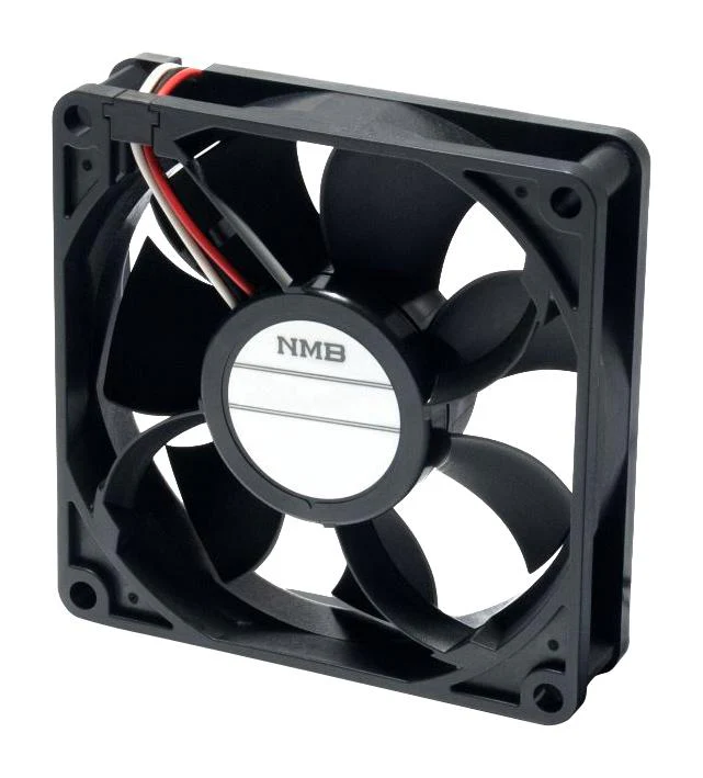 NMB Technologies 08020SA-12L-EA-00 DC Axial Fan 12 V Square 80 mm 20 Ball Bearing 36 CFM