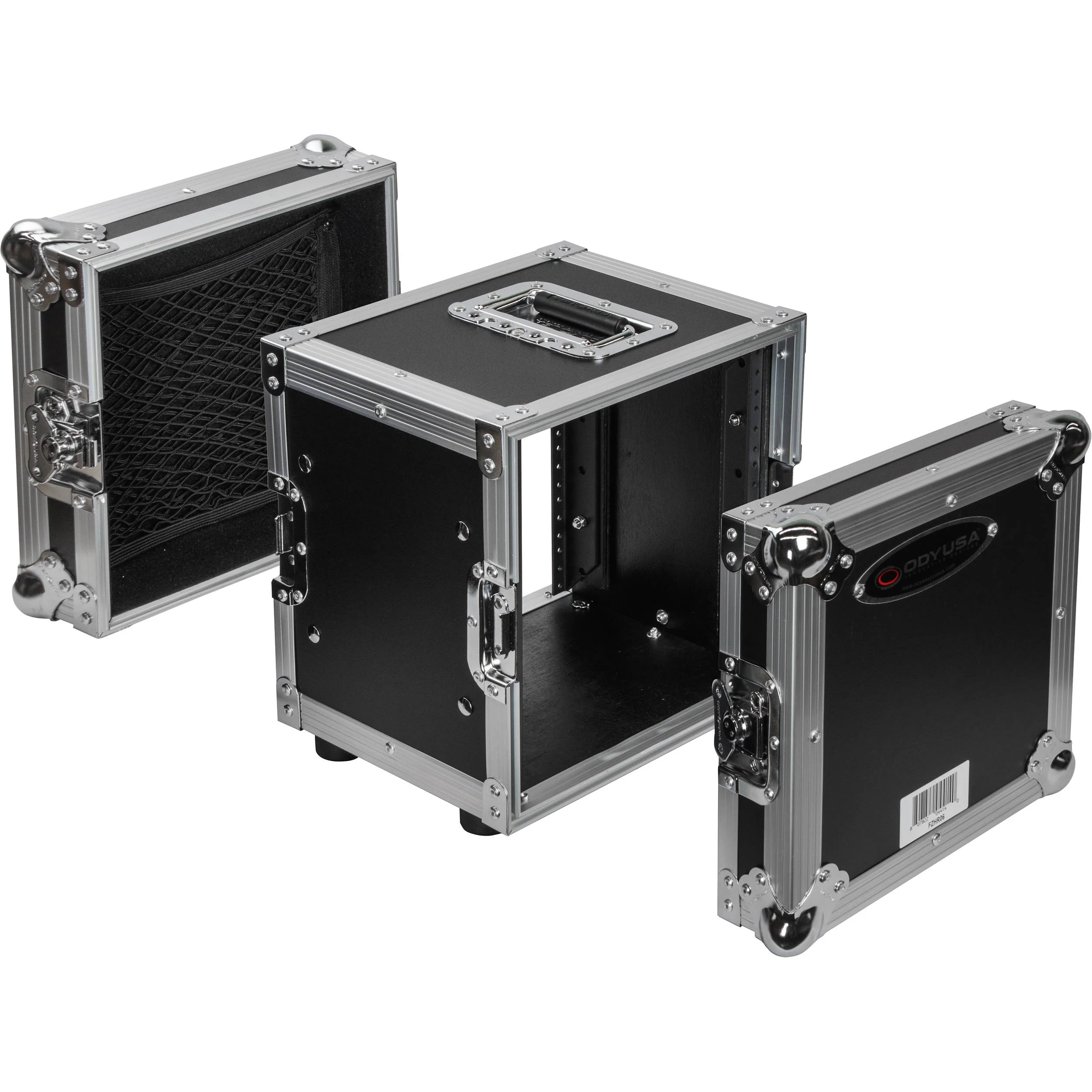 Odyssey Innovative Designs Flight Zone Series Half-Rack Flight Case (6 RU)