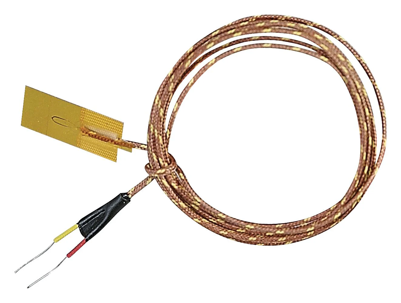OMEGA SA1XL-KI-3M Thermocouple, Self-Adhesive, K, 0 &deg;C, 315 &deg;C, 120 ", 3 m