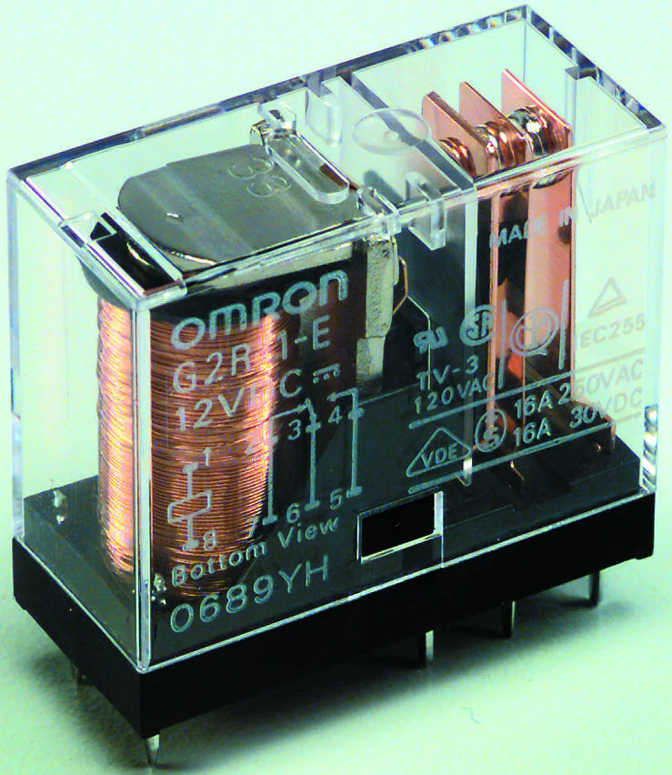 OMRON ELECTRONIC COMPONENTS G2R-1A-E-T130 DC24 BY OMI RELAY, SPST-NO, 250VAC, 30VDC, 10A