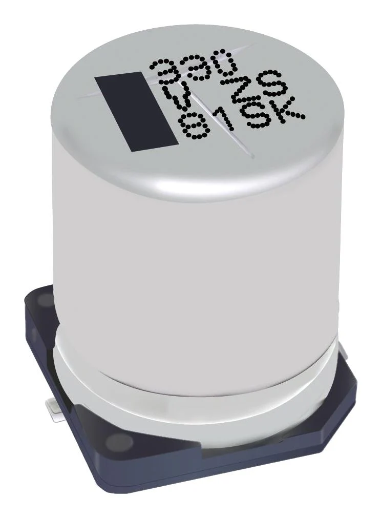Panasonic EEHZS1J101P EEHZS1J101P Hybrid Aluminium Electrolytic Capacitor 100 µF ± 20% 63 V Radial Can - SMD 0.019 ohm