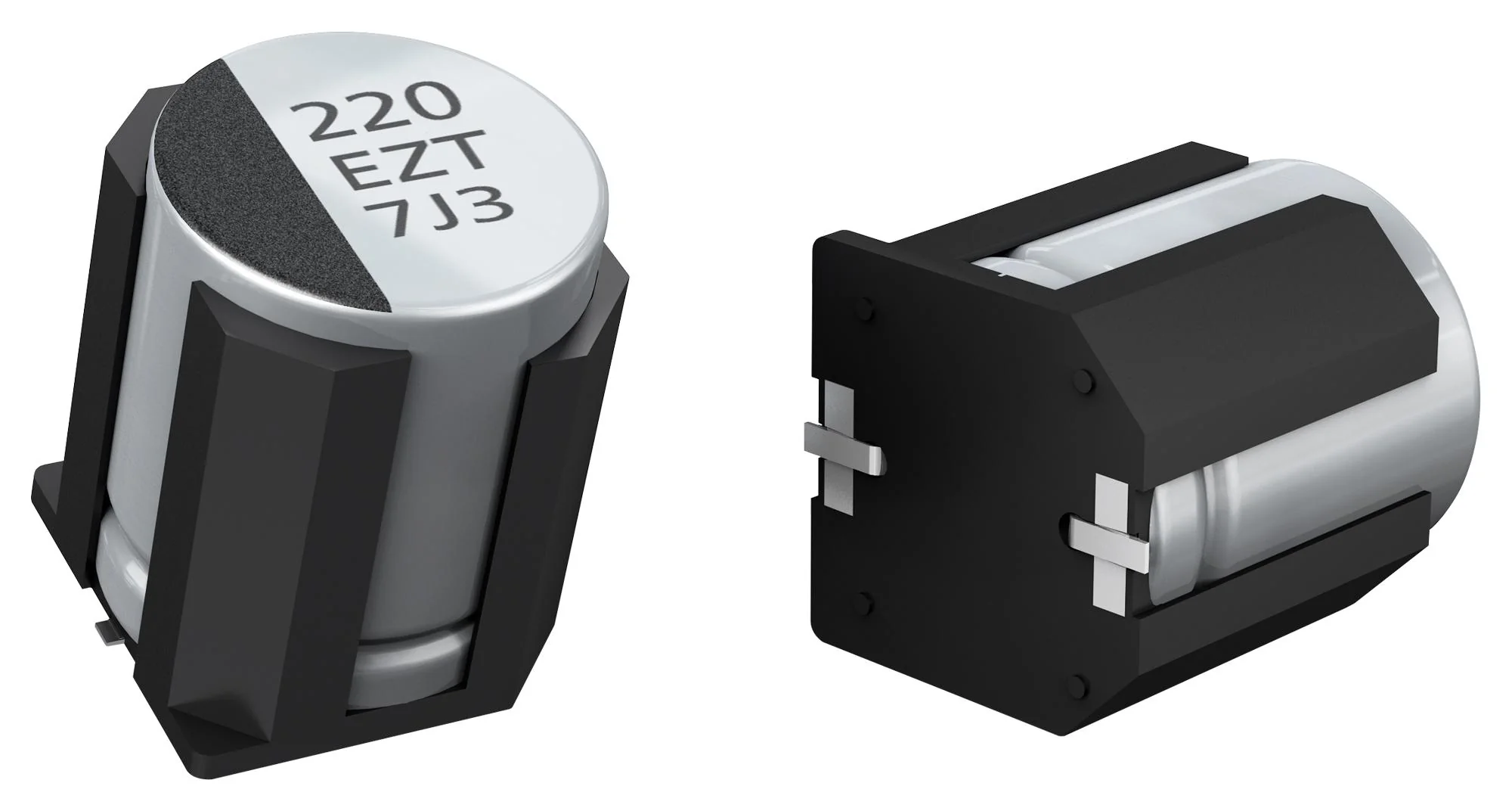 Panasonic EEHZT1V151V Hybrid Aluminium Electrolytic Capacitor 150 µF ± 20% 35 V ZT Series Radial Can - SMD