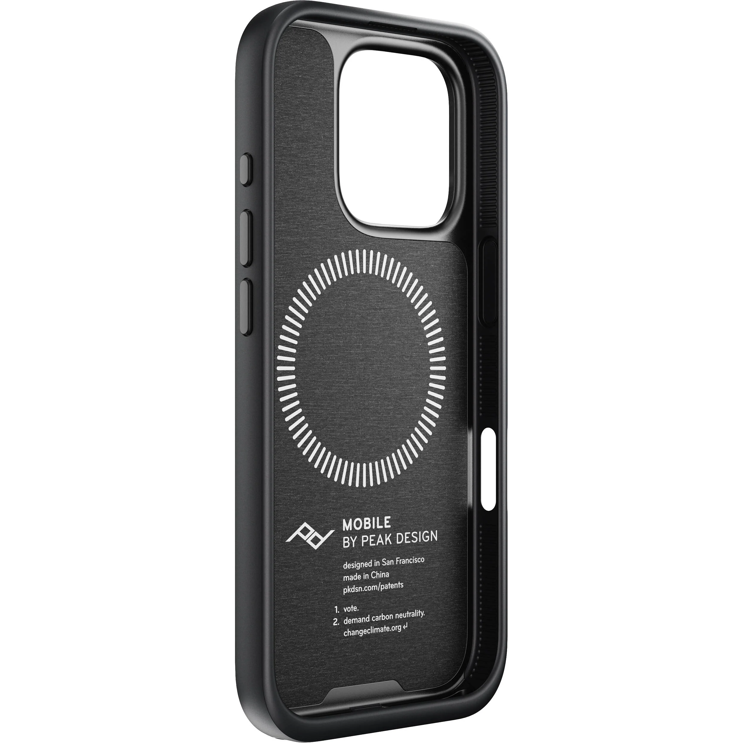 Peak Design Mobile Everyday Fabric Case for iPhone 16 Pro (Charcoal) - Image 4