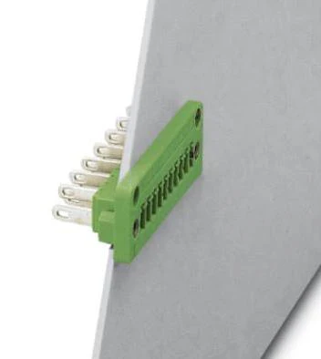 PHOENIX CONTACT 1829455 Terminal Block, w/Flange, Header, 3.81 mm, 14 Ways, 8 A, 160 V, Quick Connect Vertical