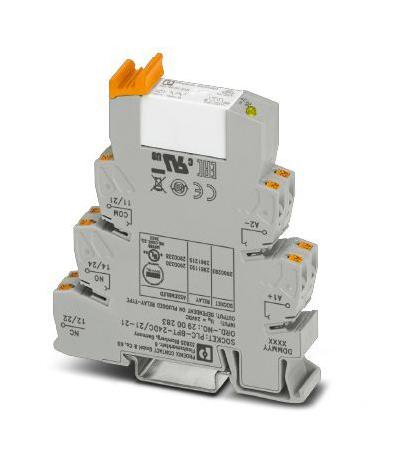 Phoenix Contact PLC-RPT- 24DC/21-21AU Power Relay Dpdt 24 VDC 50 mA PLC-RPT DIN Rail